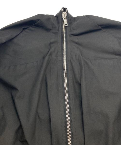 RICK OWENS（リックオウエンス）RICK OWENS (リックオウエンス) Sail ショートスリーブ レザーベルトジャケット ブラック サイズ:ONE SIZEの古着・服飾アイテム