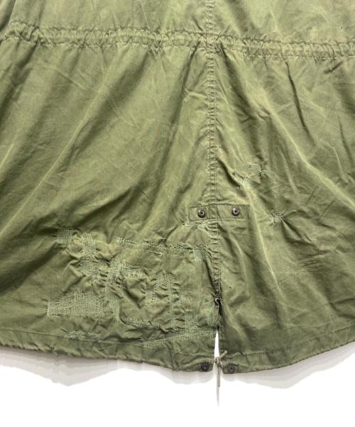 US ARMY（ユーエスアーミー）US ARMY (ユーエスアーミー) モッズコート カーキ サイズ:LARGE-REGULARの古着・服飾アイテム