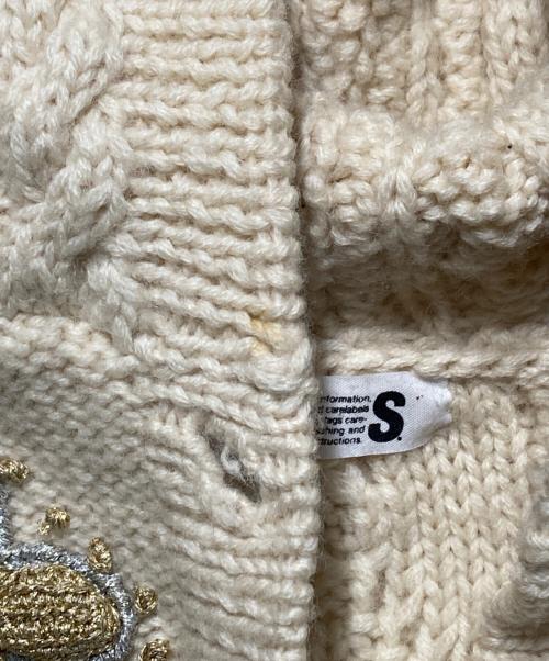 ISSEY MIYAKE（イッセイミヤケ）ISSEY MIYAKE (イッセイミヤケ) 80’S フーデッドカーディガン ベージュ サイズ:Mの古着・服飾アイテム