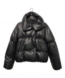 theory（セオリー）の古着「シープスキンダウンジャケット」｜ブラック