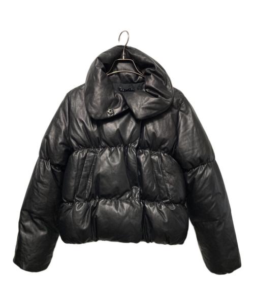 theory（セオリー）theory (セオリー) シープスキンダウンジャケット ブラック サイズ:2の古着・服飾アイテム