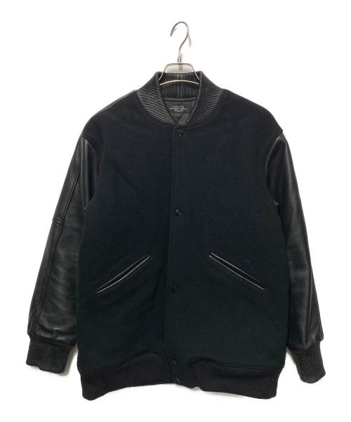 UNUSED（アンユーズド）UNUSED (アンユーズド) カウレザーメルトンスタジャン ブラック サイズ:3の古着・服飾アイテム