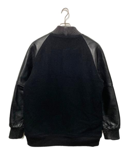 UNUSED（アンユーズド）UNUSED (アンユーズド) カウレザーメルトンスタジャン ブラック サイズ:3の古着・服飾アイテム