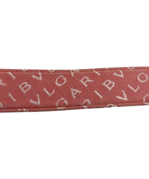 BVLGARI（ブルガリ）BVLGARI (ブルガリ) ロゴマニアベルト ピンク サイズ:105/42の古着・服飾アイテム