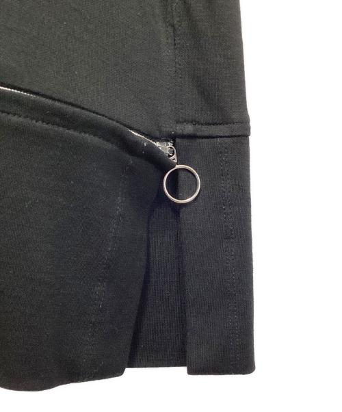 ISSEY MIYAKE HaaT ORJ（イッセイミヤケ ハート オーアールジー）ISSEY MIYAKE HaaT ORJ (イッセイミヤケ ハート オーアールジー) ジップデザインカットソー ブラック サイズ:2の古着・服飾アイテム