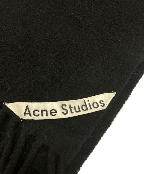 Acne studios（アクネ ストゥディオス）Acne studios (アクネ ストゥディオス) マフラー ブラックの古着・服飾アイテム