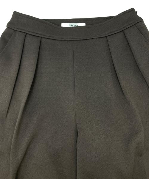 PHEENY（フィーニー）PHEENY (フィーニー) Amunzen 2 tuck wide pants ブラウンの古着・服飾アイテム