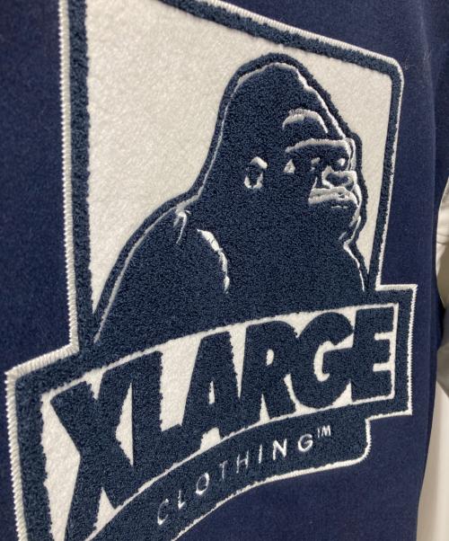 X-LARGE（エクストララージ）X-LARGE (エクストララージ) OG LOGO VARSITY JACKET ネイビー サイズ:Sの古着・服飾アイテム