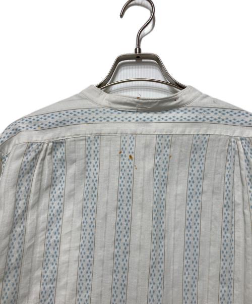 ARROW（アロー）ARROW (アロー) ヴィンテージバンドカラーロングシャツ ホワイト サイズ:なしの古着・服飾アイテム