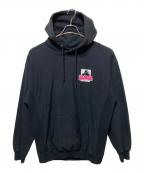 X-LARGEエクストララージ）の古着「GRAFFITI PULLOVER HOODED SWEAT」｜ブラック