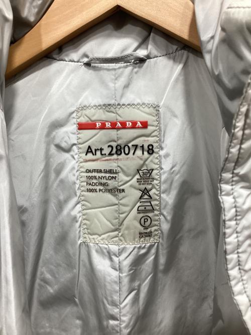 PRADA SPORTS（プラダスポーツ）PRADA SPORTS (プラダスポーツ) 2WAY中綿ナイロンジャケット グレー サイズ:38の古着・服飾アイテム