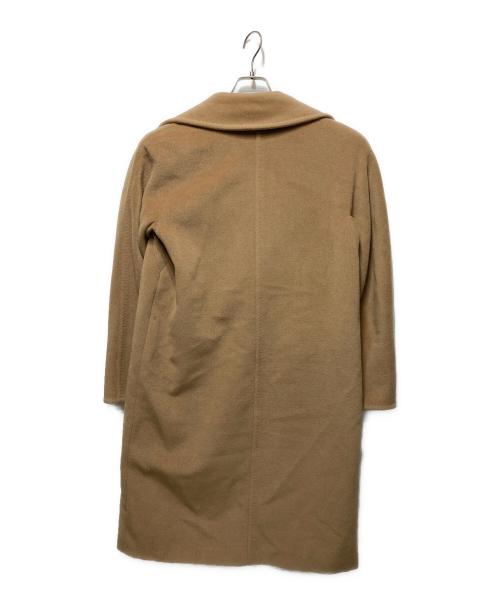 MaxMara（マックスマーラ）MaxMara (マックスマーラ) ウールカシミヤダブルコート ベージュ サイズ:40の古着・服飾アイテム