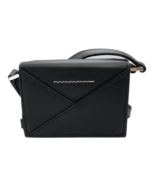 MM6 Maison Margiela（エムエムシックスメゾンマルジェラ）MM6 Maison Margiela (エムエムシックス メゾンマルジェラ) ミニショルダーバッグ ブラックの古着・服飾アイテム