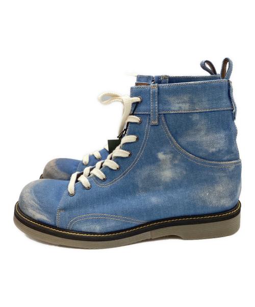 glamb（グラム）glamb (グラム) スリンキーデニムブーツ インディゴ サイズ:４の古着・服飾アイテム