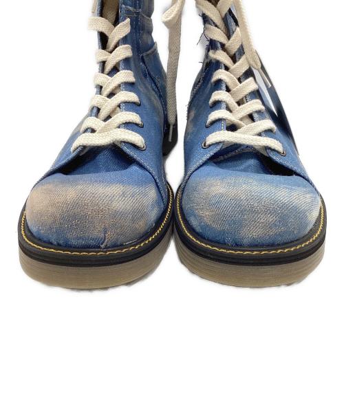 glamb（グラム）glamb (グラム) スリンキーデニムブーツ インディゴ サイズ:４の古着・服飾アイテム