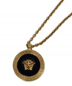 中古・古着通販】VERSACE (ヴェルサーチ) グレカネックレス ゴールド