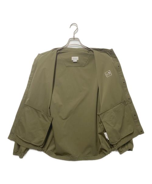 WOOLRICH（ウールリッチ）WOOLRICH (ウールリッチ) BEAMS Lights (ビームスライト) 別注 BRING × HYPERHELIX CARDIGAN カーキ サイズ:USA　Sの古着・服飾アイテム