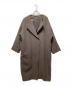 AP STUDIOエーピーストゥディオ）の古着「オーバーサイズラムコート」｜ブラウン