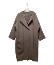 AP STUDIO（エーピーストゥディオ）の古着「オーバーサイズラムコート」｜ブラウン