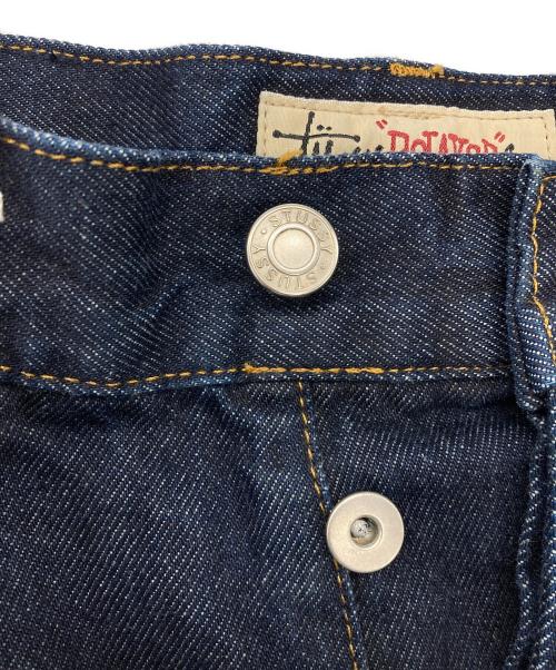 stussy（ステューシー）stussy (ステューシー) 14.5oz コットンデニム リラックスフィットジーンズ インディゴ サイズ:32の古着・服飾アイテム