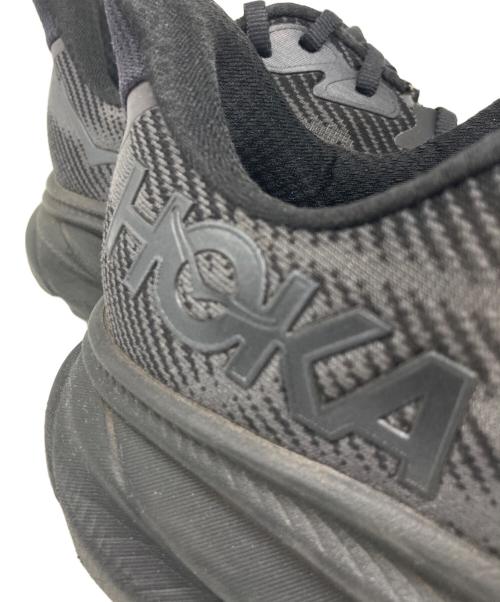 HOKAONEONE（ホカオネオネ）HOKAONEONE (ホカオネオネ) シューズ/CLIFTON 9 WIDE ブラック サイズ:27の古着・服飾アイテム