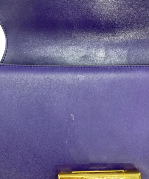 Salvatore Ferragamo（サルヴァトーレ フェラガモ）Salvatore Ferragamo (サルヴァトーレ フェラガモ) ガンチーニショルダーバッグ パープルの古着・服飾アイテム