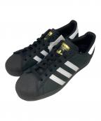 adidasアディダス）の古着「ヌバックスーパースター」｜ブラック
