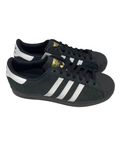 adidas（アディダス）adidas (アディダス) ヌバックスーパースター ブラック サイズ:27.5の古着・服飾アイテム