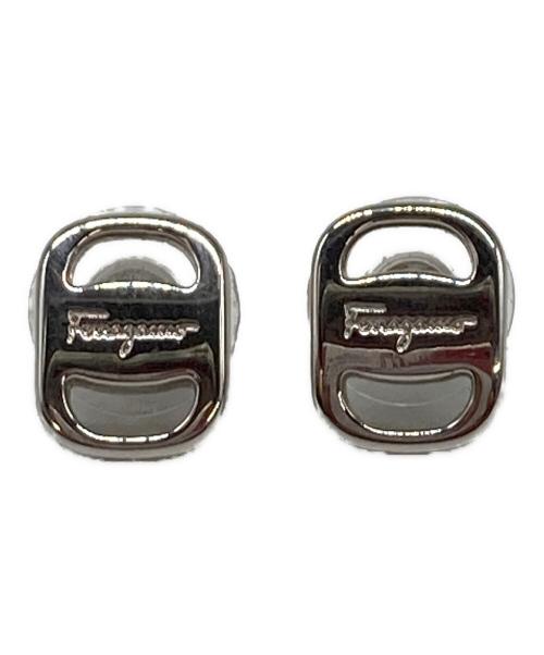 Salvatore Ferragamo（サルヴァトーレ フェラガモ）Salvatore Ferragamo (サルヴァトーレ フェラガモ) ピアス シルバーの古着・服飾アイテム