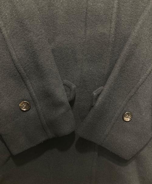 FRAMeWORK（フレームワーク）FRAMeWORK (フレームワーク) ラムウールMIXシャルムバルカラーコート ネイビー サイズ:38の古着・服飾アイテム