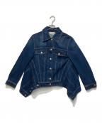 ALEXANDER McQUEENアレキサンダーマックイーン）の古着「クロップド デニムジャケット」｜インディゴ