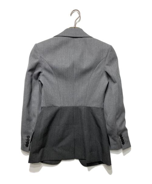 ALEXANDER McQUEEN（アレキサンダーマックイーン）ALEXANDER McQUEEN (アレキサンダーマックイーン) テーラードジャケット グレー サイズ:36の古着・服飾アイテム