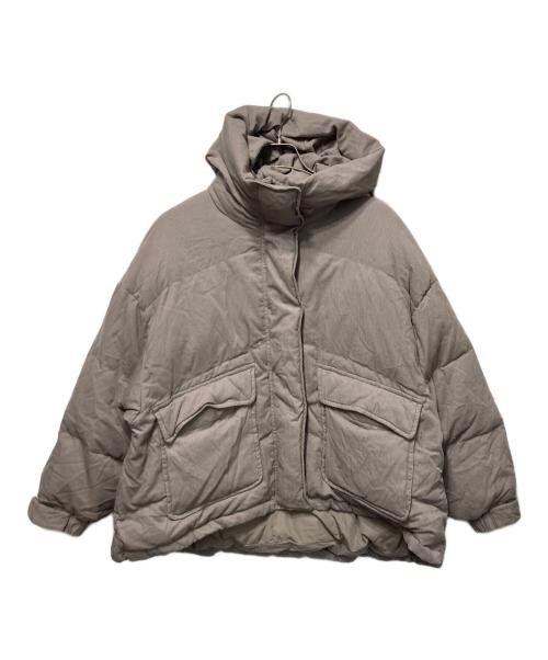 COCODEAL（ココディール）COCODEAL (ココディール) ボリュームコーデュロイダウン グレー サイズ:1の古着・服飾アイテム