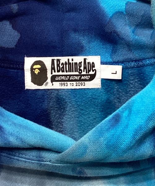 A BATHING APE（ア ベイシング エイプ）A BATHING APE (ア ベイシング エイプ) パーカー ブルー サイズ:Lの古着・服飾アイテム