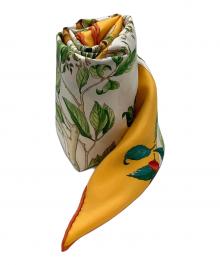 HERMES（エルメス）の古着「カレ90スカーフ」｜オレンジ