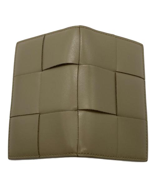 BOTTEGA VENETA（ボッテガベネタ）BOTTEGA VENETA (ボッテガベネタ) トラバーチンカセットビジネスカードケース ベージュの古着・服飾アイテム