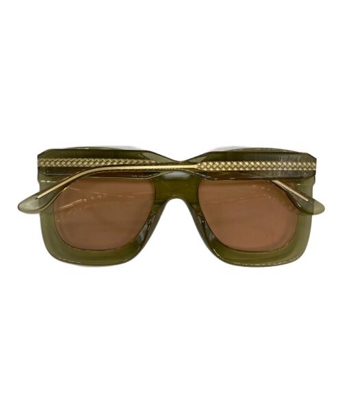 BOTTEGA VENETA（ボッテガベネタ）BOTTEGA VENETA (ボッテガベネタ) サングラス イエロー サイズ:51▢22　145の古着・服飾アイテム