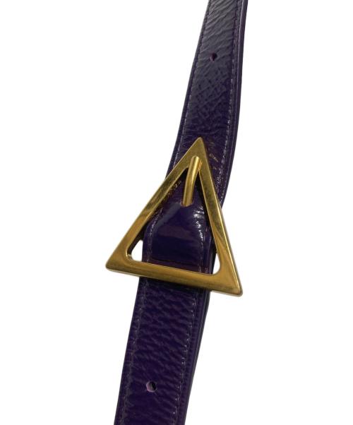 BOTTEGA VENETA（ボッテガベネタ）BOTTEGA VENETA (ボッテガベネタ) パデッドカセットショルダーバッグ パープルの古着・服飾アイテム