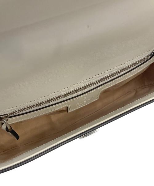 GUCCI（グッチ）GUCCI (グッチ) ミニショルダーバッグ ホワイトの古着・服飾アイテム