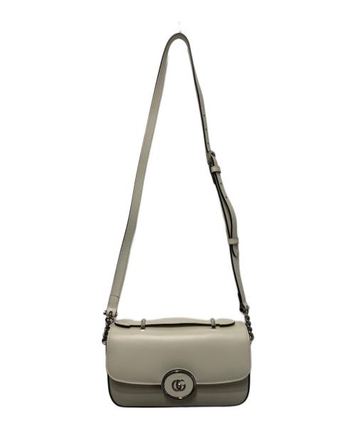 GUCCI（グッチ）GUCCI (グッチ) ミニショルダーバッグ ホワイトの古着・服飾アイテム