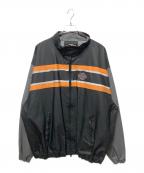 HARLEY-DAVIDSONハーレーダビッドソン）の古着「PVCジャケット」｜ブラック×グレー