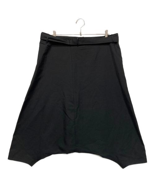 GROUND Y（グラウンドワイ）GROUND Y (グラウンドワイ) ウールギャバジンハーフサルエルパンツ ブラック サイズ:3の古着・服飾アイテム