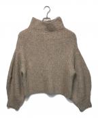 ETRE TOKYOエトレトウキョウ）の古着「ボトルネックモヘヤニットプルオーバー」｜ベージュ