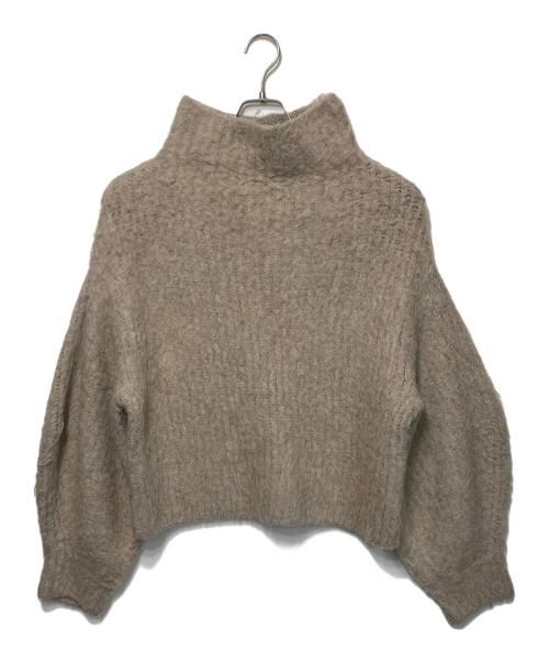 ETRE TOKYO（エトレトウキョウ）ETRE TOKYO (エトレトウキョウ) ボトルネックモヘヤニットプルオーバー ベージュ サイズ:Freeの古着・服飾アイテム