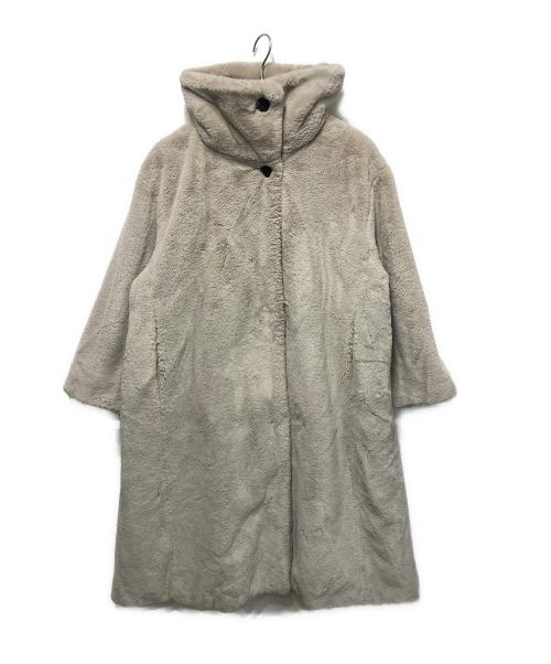 CLANE（クラネ）CLANE (クラネ) LONG FUR COAT グレー サイズ:1の古着・服飾アイテム