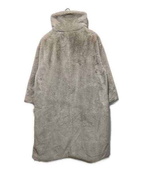 CLANE（クラネ）CLANE (クラネ) LONG FUR COAT グレー サイズ:1の古着・服飾アイテム
