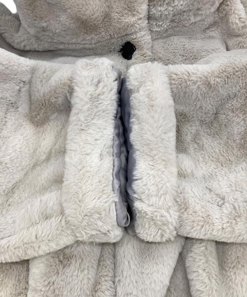 CLANE（クラネ）CLANE (クラネ) LONG FUR COAT グレー サイズ:1の古着・服飾アイテム