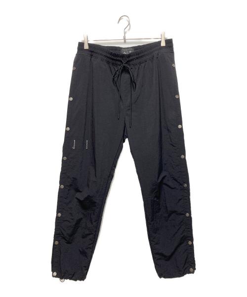 REIGNING CHAMP（レイニングチャンプ）REIGNING CHAMP (レイニングチャンプ) サイドボタンナイロンパンツ ブラック サイズ:Ⅿの古着・服飾アイテム