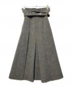 UNITED TOKYOユナイテッドトーキョー）の古着「ボンディングツイードスカート」｜グレー