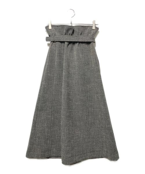 UNITED TOKYO（ユナイテッドトーキョー）UNITED TOKYO (ユナイテッドトーキョー) ボンディングツイードスカート グレー サイズ:1の古着・服飾アイテム